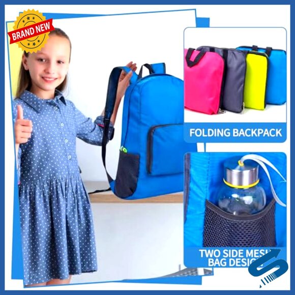 50 Pack Foldable Backpacks Bulk 17 Inch Lightweight Travel Gym Bags main image 4